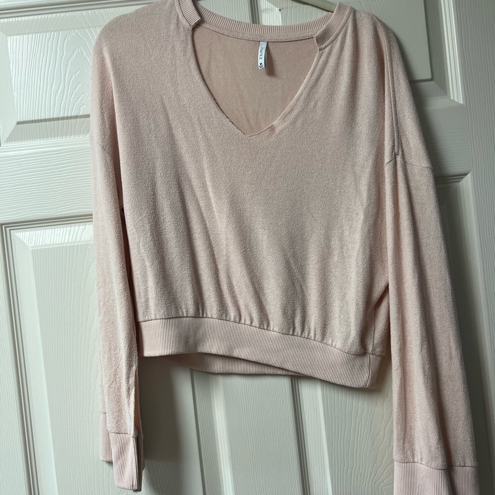 Z supply light pink sweater
